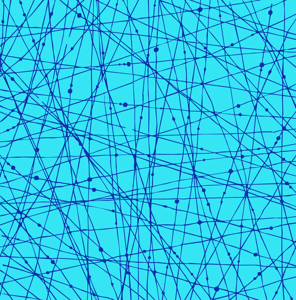 Blue linear network texture with dots