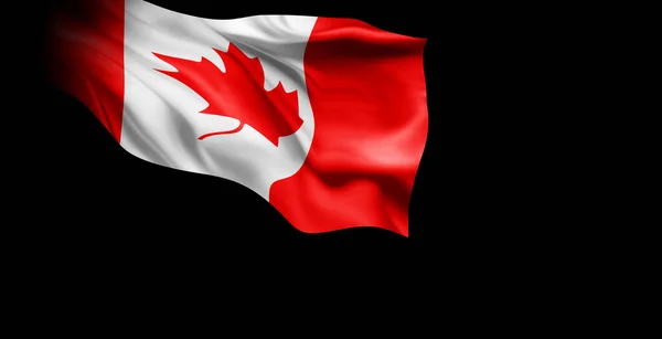 Зображення Національного Прапора Канади — стокове фото