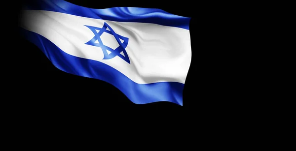 Flagge Des Landes Israel Schwenken — Stockfoto