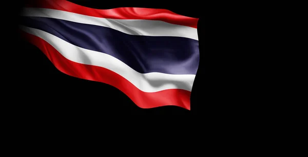 태국의 국기흔들기 — 스톡 사진