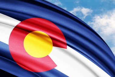 Colorado ulusal bayrak sallıyor.