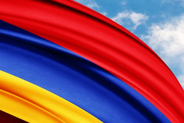 Armenia Waving National Flag Illustration — Stock Photo, Image