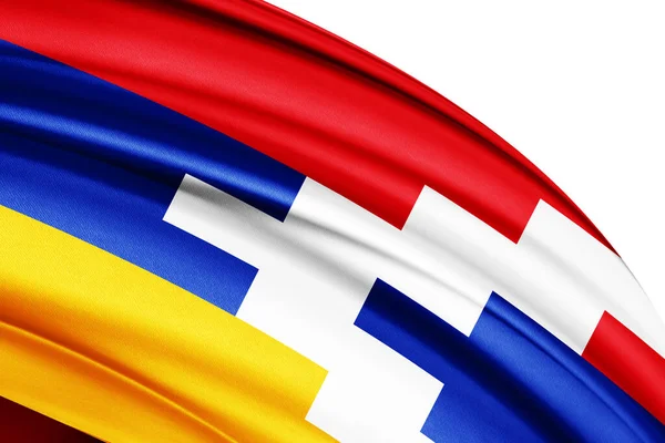 Artsaj Ondeando Bandera Nacional Ilustración — Foto de Stock