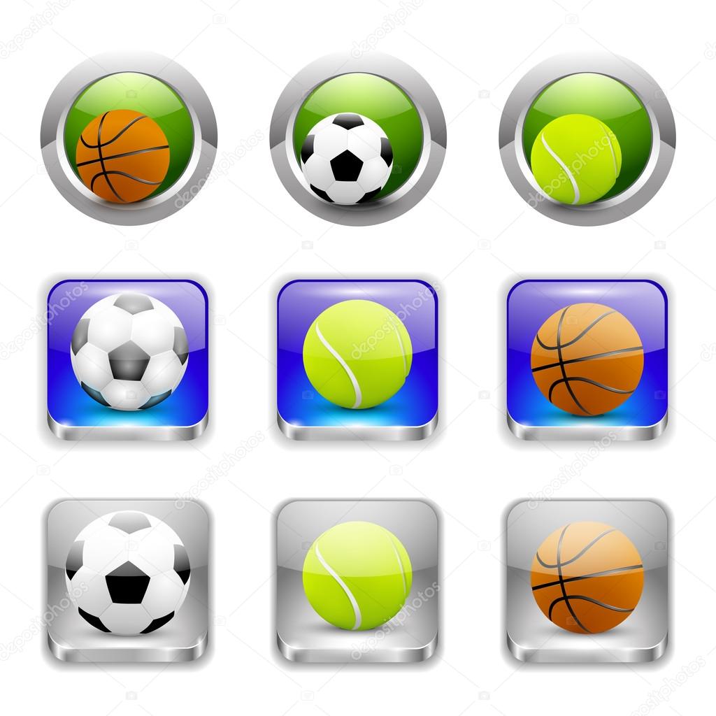 Sport icons.