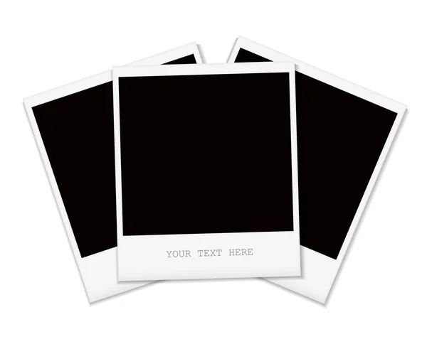 Empty photo frames. — Stock Vector