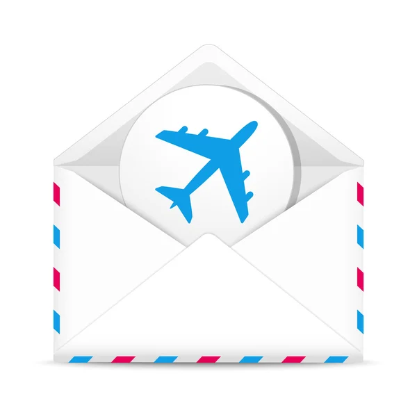 Sobre de correo aéreo — Vector de stock