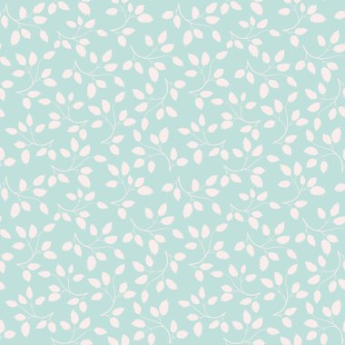 yaprakları ile Dikişsiz vintage desen.