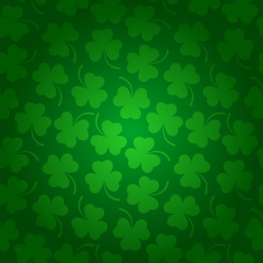 St patricks günü için yonca arka plan.