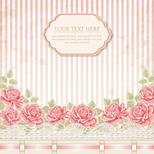 Güllü klasik arkaplan.