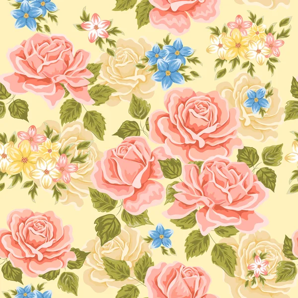 Gül ile sorunsuz duvar kağıdı deseni