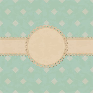 Vintage kartı ile edikula