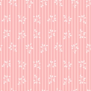 yaprakları ile Dikişsiz vintage desen