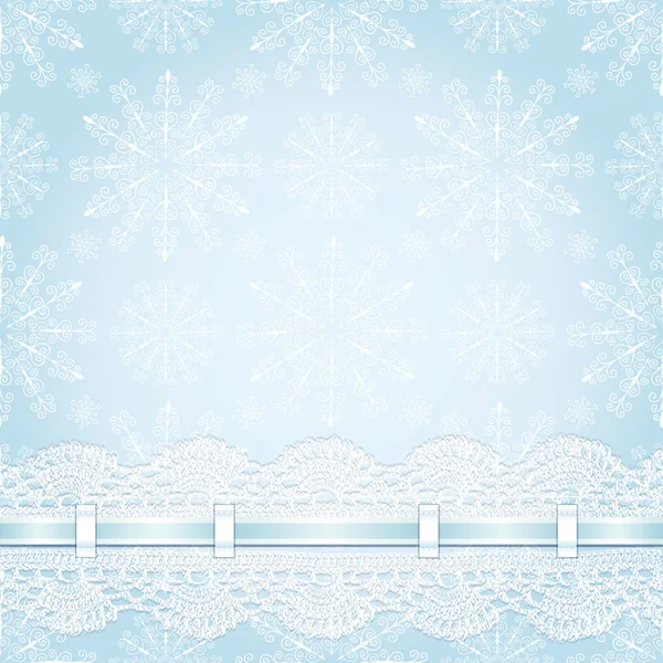 Christmas seamless background with snowflakes. — Stock Vector