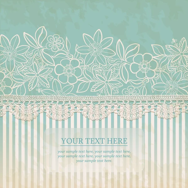 Vintage fond floral — Image vectorielle