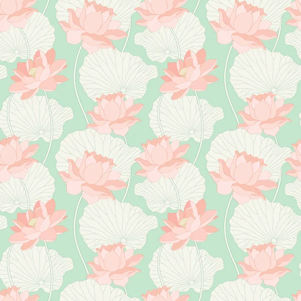 Seamless floral pattern — Stock Vector