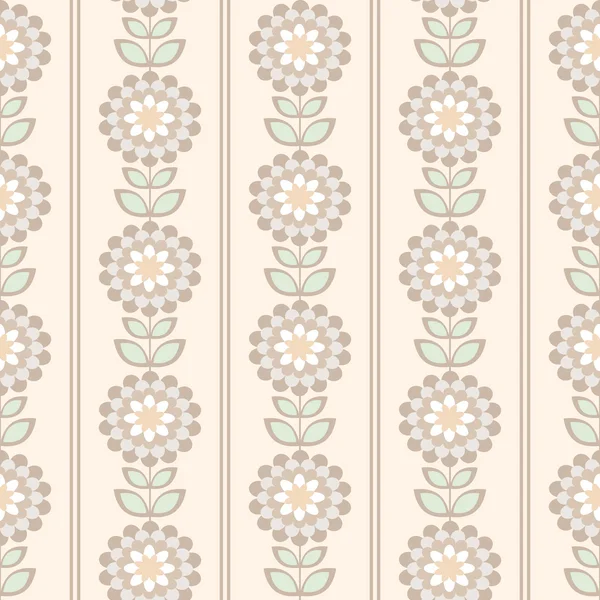 Seamless floral pattern. — Stock Vector