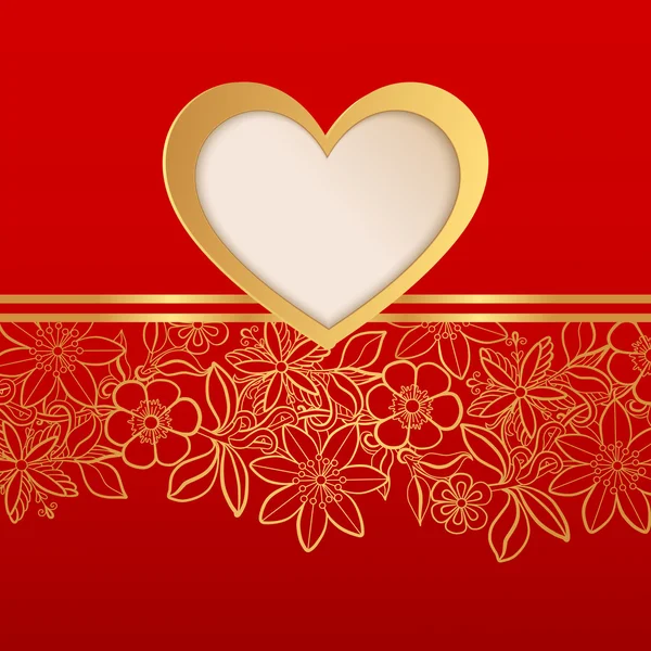 Tarjeta de felicitación día de San Valentín. — Vector de stock