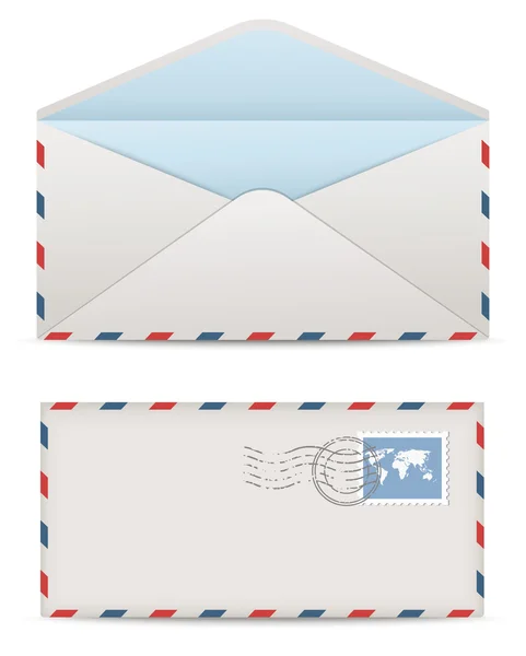 Векторные почтовые конверты — стоковый вектор