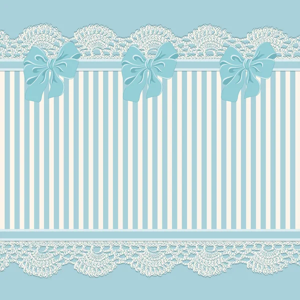 Vintage background with lace. — Stock Vector