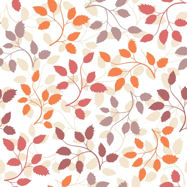 Seamless leaf pattern — Stock Vector