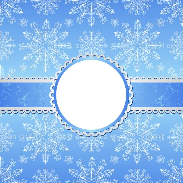 Christmas seamless background with snowflakes. — Stock Vector