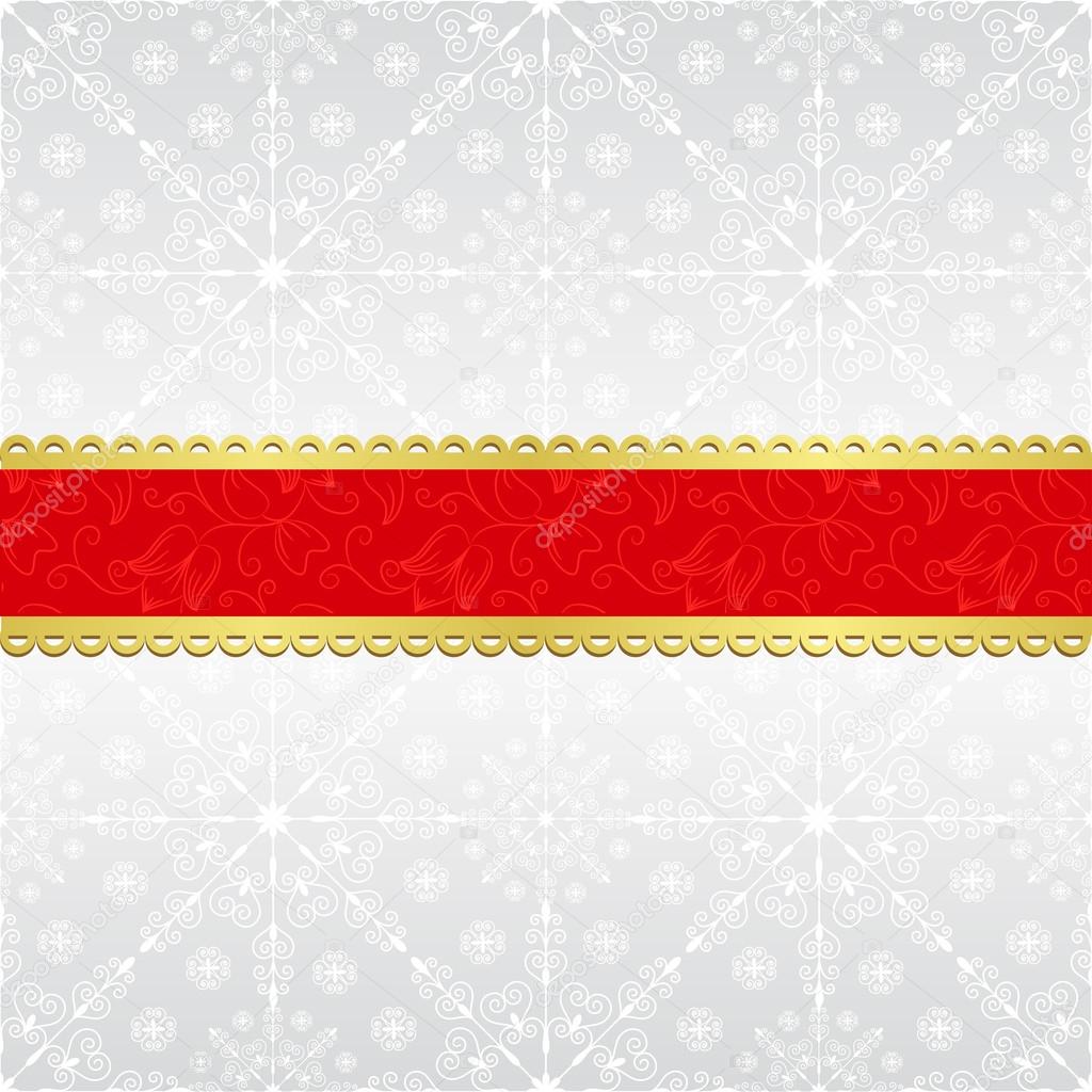 Christmas seamless background with snowflakes.