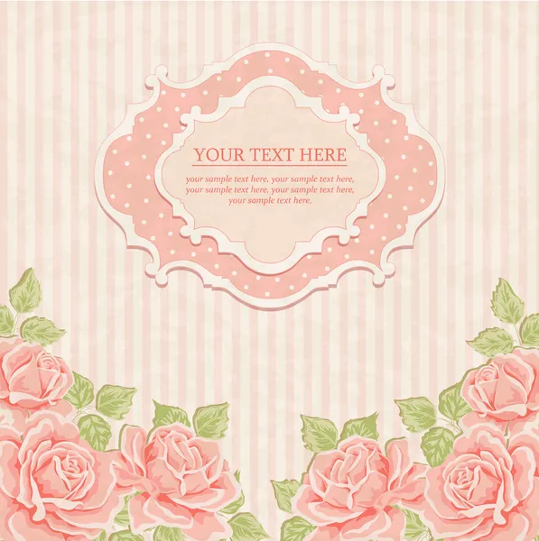 Güllü klasik arkaplan.