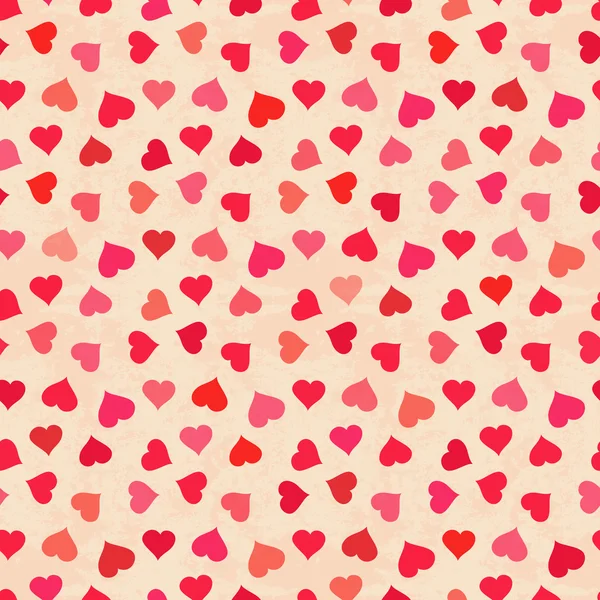 Fondo sin costuras con corazones — Vector de stock