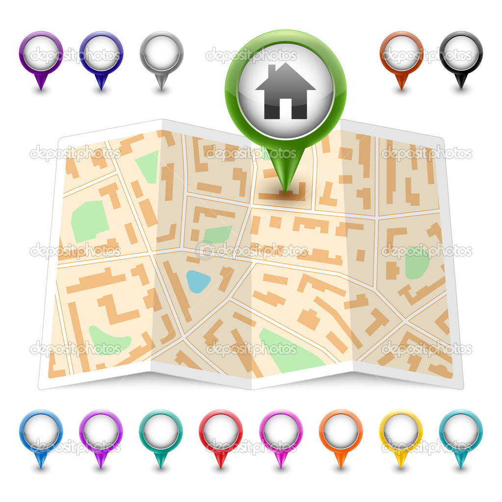 Map icon.