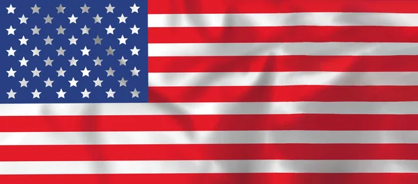 Usa Flag Teksturze Tkaniny — Zdjęcie stockowe