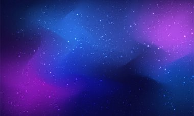 alan arkaplanı. yıldızlı koyu arkaplan dış uzay vektör resimlemesi