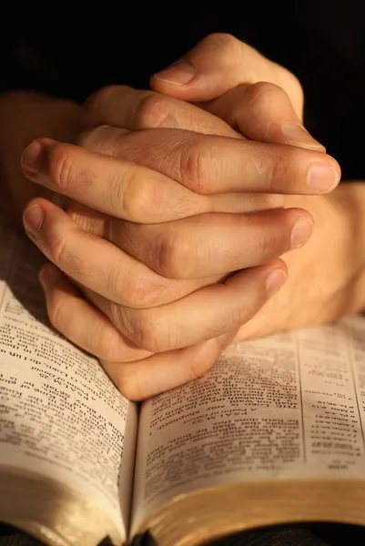 Holy Bible opened on Psalm 23 — Stock Photo, Image