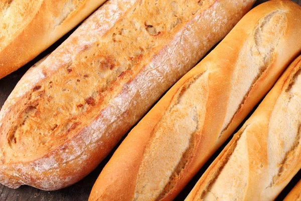 Top view of baguettes — Stock Photo, Image