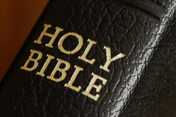 Close-up of Holy Bible