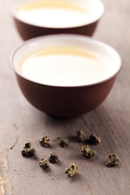 çay ve çay kase kuru.