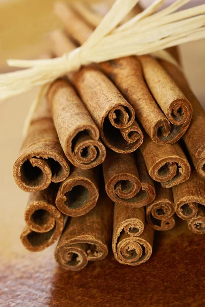 Close up of cinnamon sticks. — Stock Photo, Image