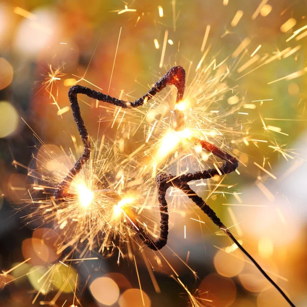 Holiday sparkler — Stock Photo, Image