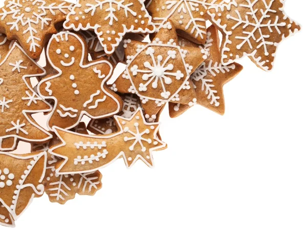 Christmas gingerbread cookies — Stock Photo, Image