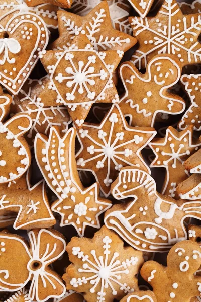 Biscoitos de gengibre de Natal — Fotografia de Stock