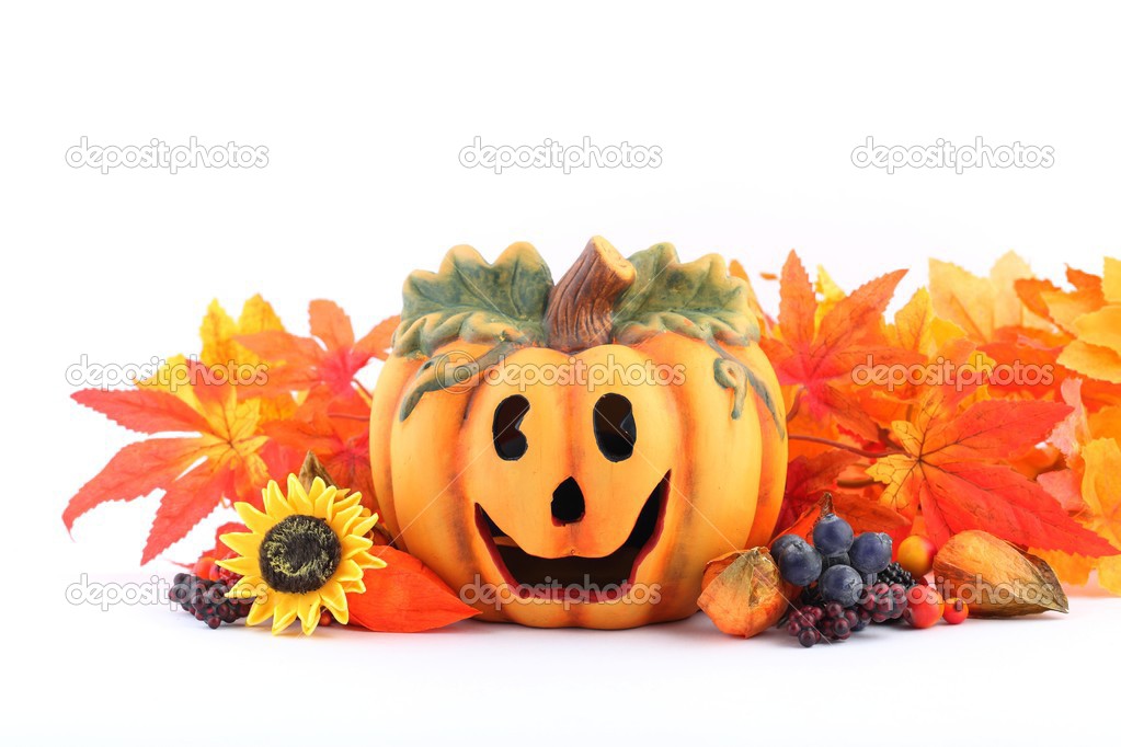 Colorful autumn decorations