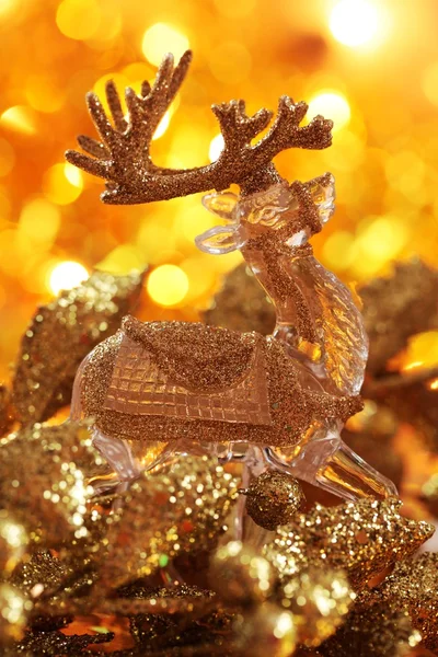 Glass transpared reindeer — Stock Photo, Image