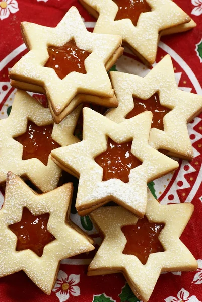 Bolinhos de biscoito para o Natal — Fotografia de Stock
