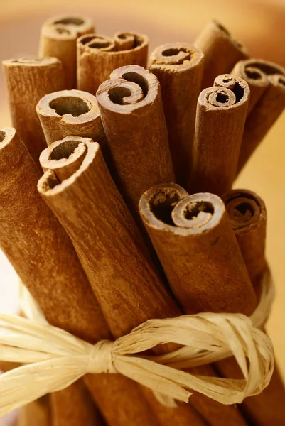 Close up of cinnamon sticks. — Stock Photo, Image