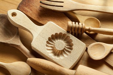 Ahşap mutfak aletleri