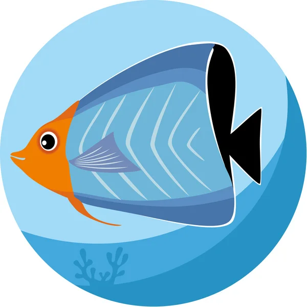 Tropical fish — Stock Vector