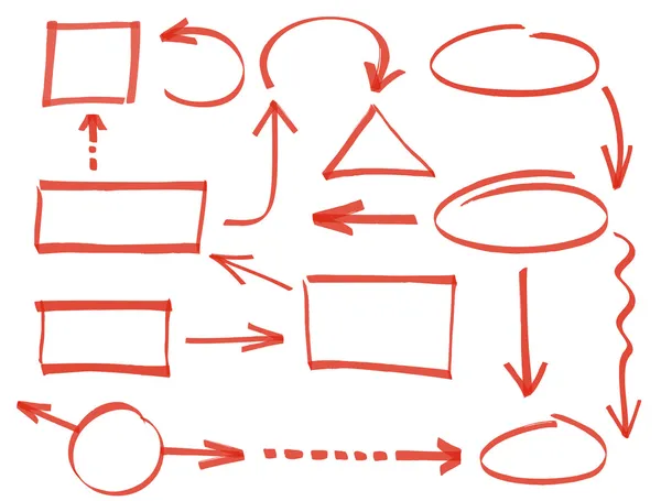 Marcos y flechas vectoriales — Archivo Imágenes Vectoriales