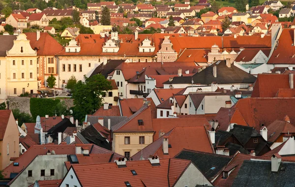 Utsikt från höjden av stadsbilden — Stockfoto