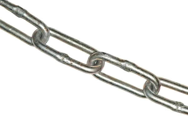 Fragment of metal chain — Stock Photo, Image