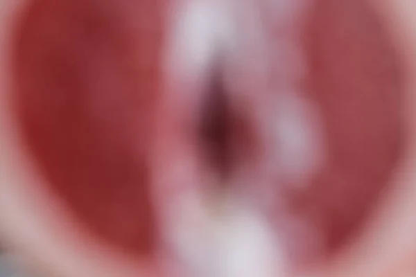 Blurred Photo Grapefruit Close Vagina Sperm Symbol Abstract Sex Background — Stockfoto