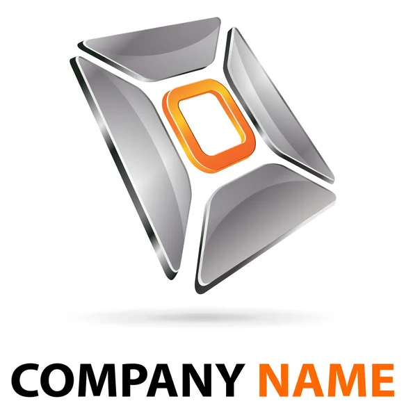 Logotipo abstrato — Vetor de Stock